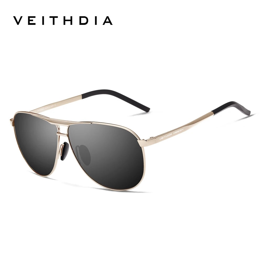 VEITHDIA Polarized Pilot Outdoor Sunglasses Classic Men's Fashion Women's UV400 Outdoor Sports Eyeglasses For Male VFH3028