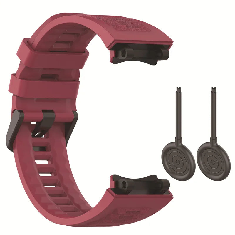 Silicone Strap For AMAZFIT T-Rex 2 Official Replacement Strap With Tool For Huami Amazfit T-Rex2 Official Replacement Strap