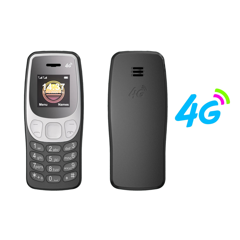 SERVO BM80 LTE Super Small Mobile Phone 4G Network Auto Call Record Speed Dial Blacklist Dual SIM Standby Mini Feature Cellphone