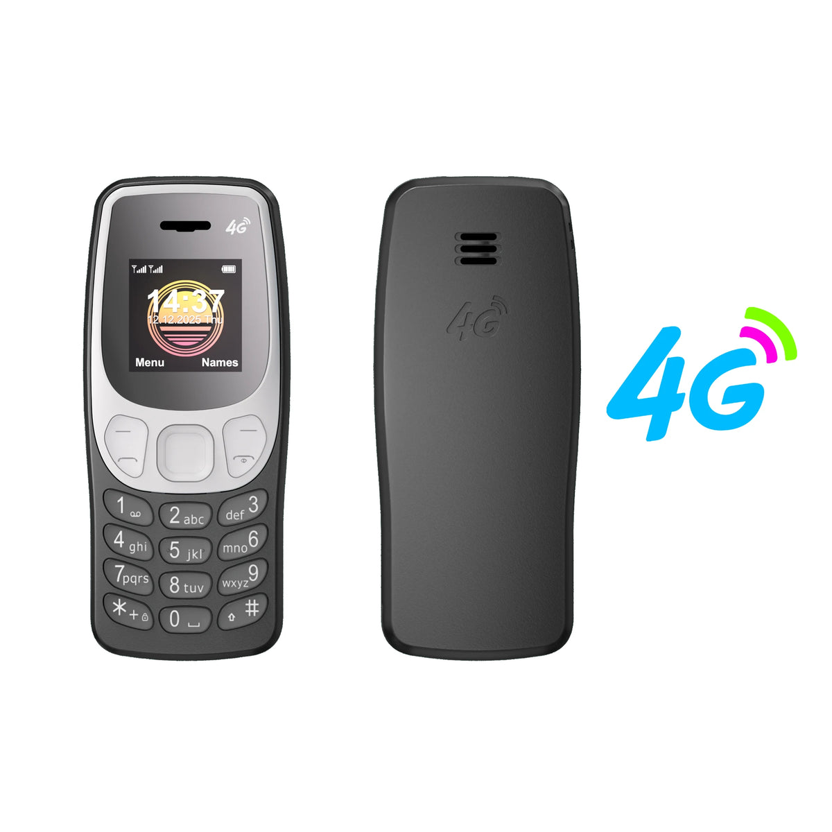 SERVO BM80 LTE Super Small Mobile Phone 4G Network Auto Call Record Speed Dial Blacklist Dual SIM Standby Mini Feature Cellphone