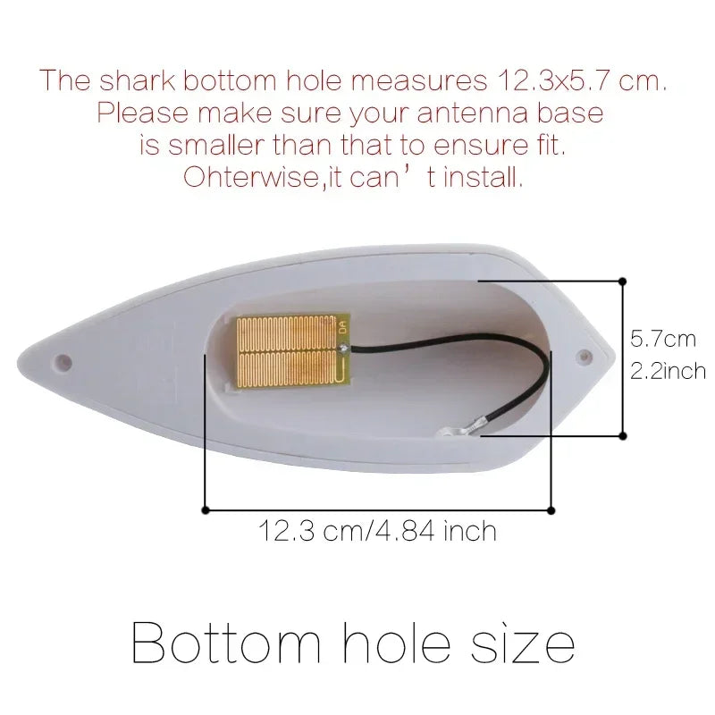 Universal 5D Shark Fin Antenna Car Radio Aerials Signal Receiver Car Styling Suitable for Nissan Qashqai J10 J11