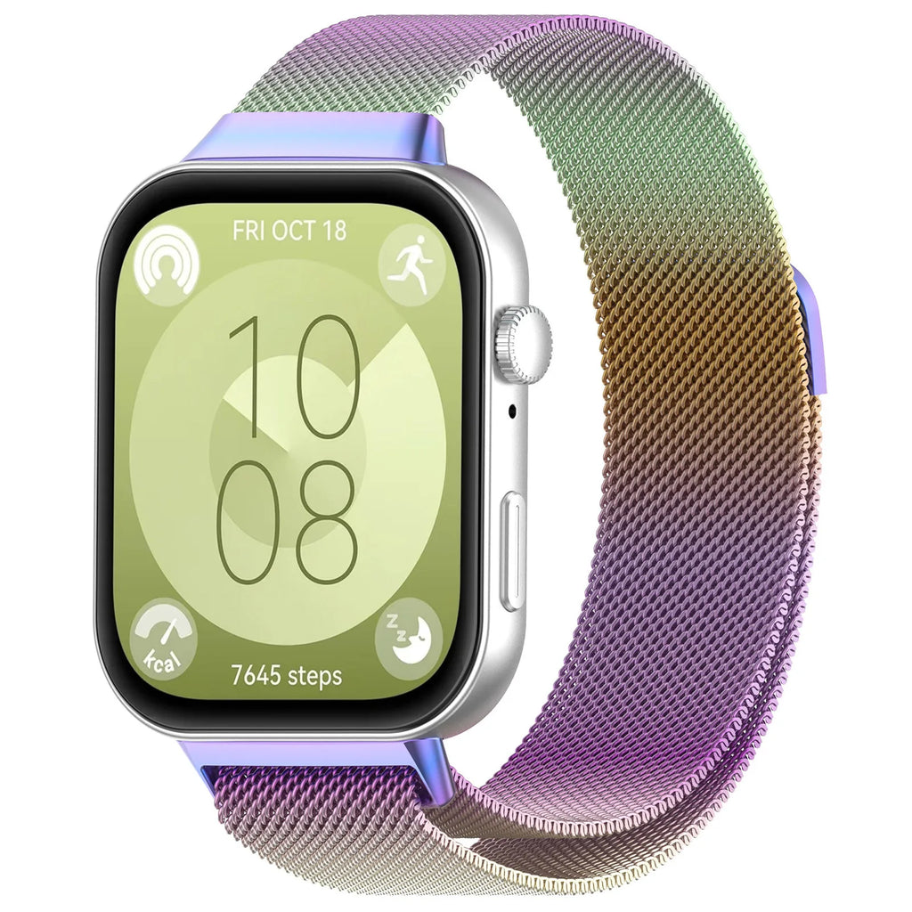 Milanese Loop Band For Huawei Watch Fit 3 Strap Smart Magnetic Stainless Steel Correa For Huawei fit 3 Watchband Accessories