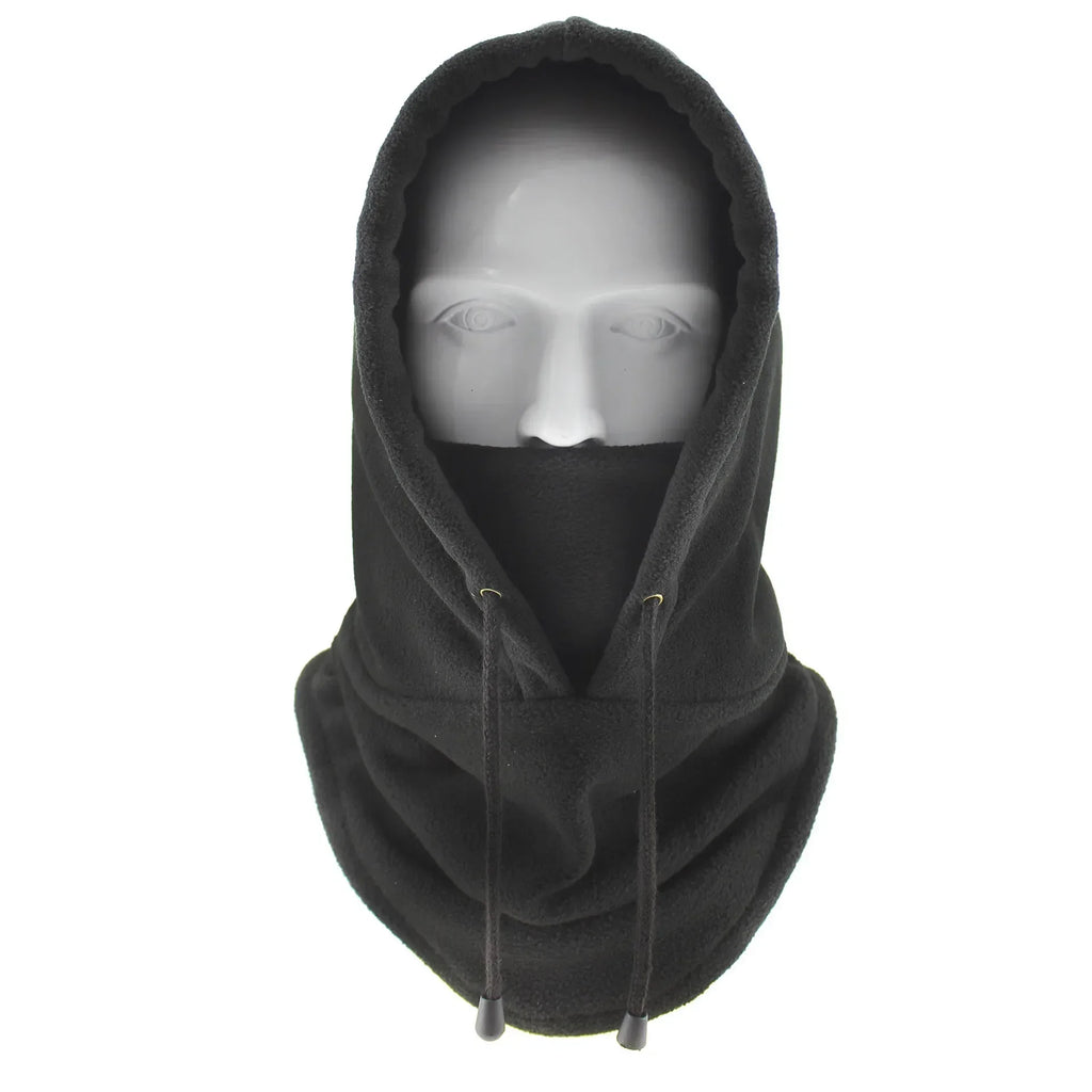 Winter Thermal Fleece Hat Hooded Outdoor Windproof Skiing Sport Men Women Neck Warmer Balaclava Cycling Face Mask Masked Caps
