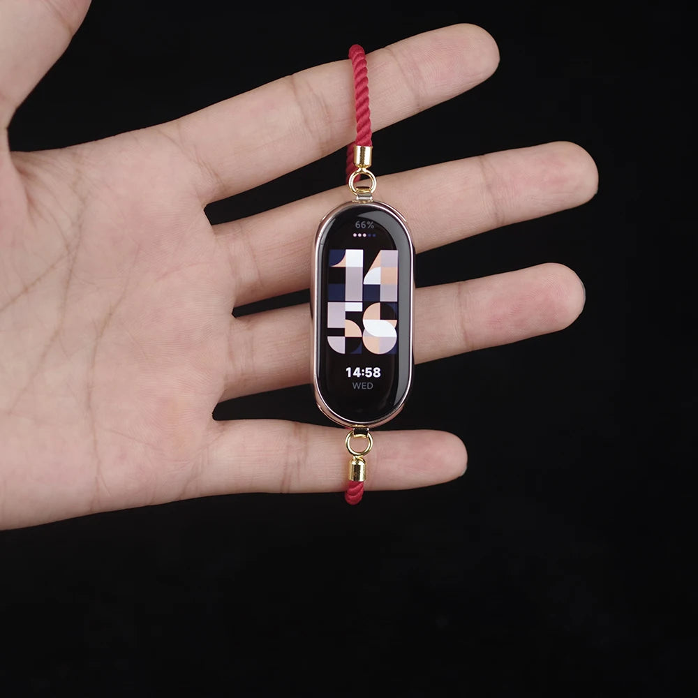 Mi Band 10 9 8 7 6 5 Strap New Design Bracelet for xiaomi Smart Band 8 NFC Wristband Twist Rope Mi 9 10 Accessories