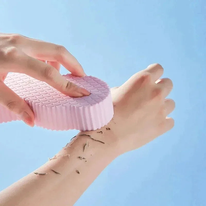 1pcs Soft Sponge Body Scrubber Bath Exfoliating Scrub Sponge Shower Brush Body Skin Remover Exfoliante