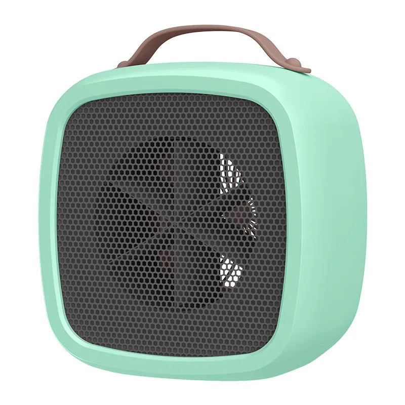 220V EU 500W PTC Ceramic Portable Mini Heater for Home Office Indoor Use Quiet Fast Heating Winter Warmer Fan