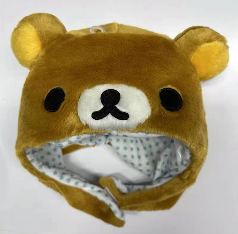 Rilakkuma Korilakkuma Bear Plush Ushanka Hat Kawaii Cute Winter Hat For Women Girls Boys Kids Cartoon Anime Cap Gorras