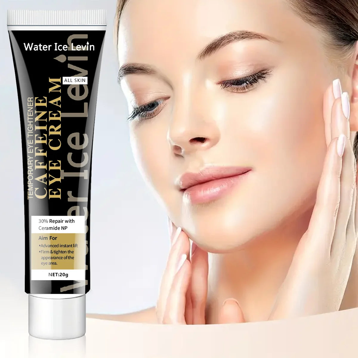 Caffeine Eye Cream to Lighten Dark Circles and Tighten Skin Instant Eye Repair Essence Eye Beauty Treatment