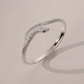 Fashion Originality Personalized Snake Open Cuff Bracelet&Bangles for Women Girl Trendy Daily Party Jewelry Friend Creative Gift