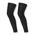 2PC Summer Running Cycling Legs Sleeve Ice Silk Protection Compression Non-Slip Leg Warmer Cooling Sport Gear Sunscreen Leggings