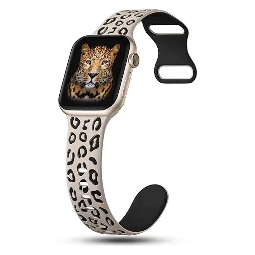 For Apple Watch Bands 40mm 44mm 42mm 45mm 41mm 49mm 46mm Engraved Silicone Bracelets Correa Series 8 9 SE ultra 2 3 10 11 Strap