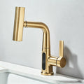 Intelligent Digital Display Pull Out Kitchen Faucet Cold Hot Mixer Taps Rotatable Sink Lifting Basin Faucet