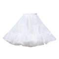 Fashion Without hoop Petticoat White JK Ball Gown Petticoats Cosplay Breathable Underskirt Crinoline