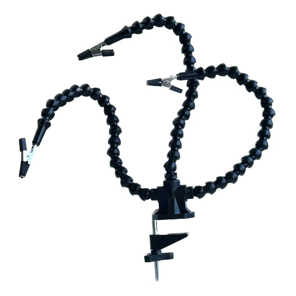 Helping Hand Third Hand Soldering Stand Flexible Arm PCB Holder Table Clip Tool Gadgets for Welding and Soldering