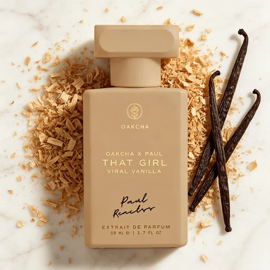 Oakcha That Girl Viral Vanilla Extrait De Parfum 50ml 1.7Fl.Oz Unisex Perfume Gourmand Vanilla Scent