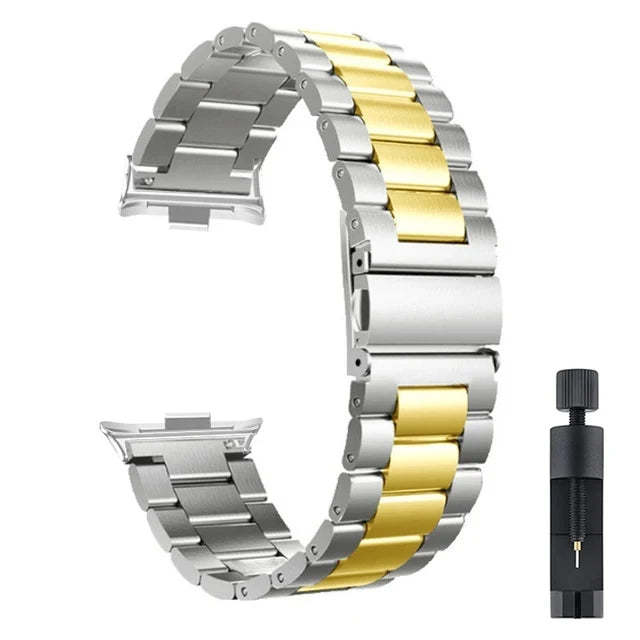 Stainless Steel Strap For Redmi Watch 4 Metal Luxury Band Replacement Watchband For Xiaomi Mi Band 8 Pro Sport Bracelet Correa