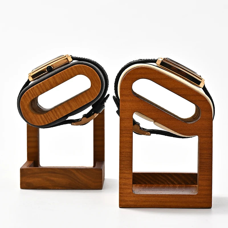 Oirlv Wooden Jewelry Organizer Bracelet Watch Display Stand Jewelry Storage Holder Watch Rack Watch Display Props For Showcase