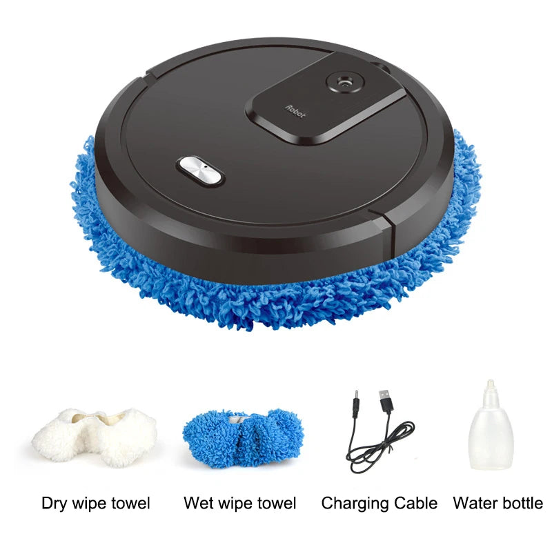 NEW USB Sweeping Robot Vacuum Cleaner Mopping 3 In 1 Smart Wireless Dragging Cleaning Sweep Floor For Home Office Clean