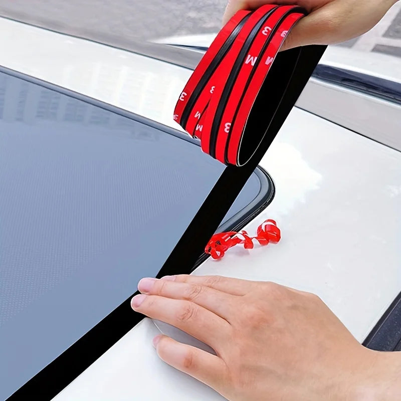 Car Rubber Seal Strips Auto Seal Protector Sticker Window Edge Windshield Roof Rubber Sealing Strip Noise Insulation