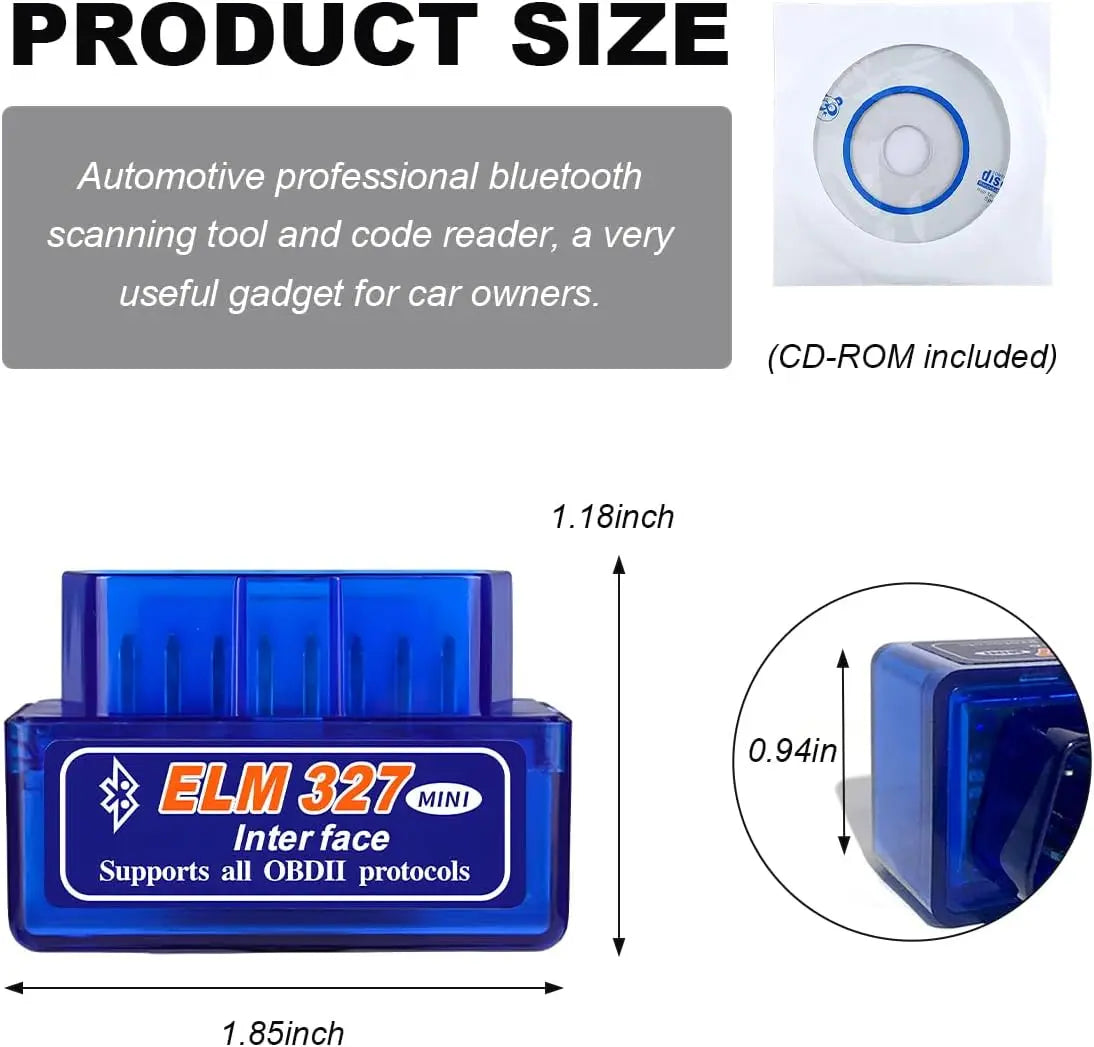M9 2026 OBD2 Code Reader Car Diagnostic Scanner Vehicle Scanner Tool for Automotive Troubleshooting
