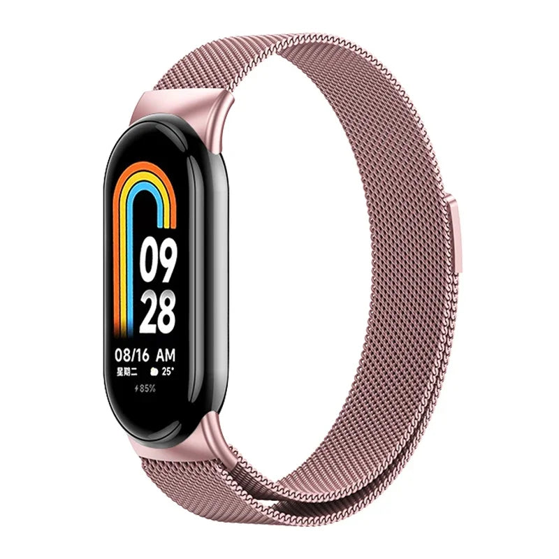Milanese loop for Xiaomi smart Band 8-NFC Strap Sport wristband Miband8 smartwatch Replacement bracelet on Mi band 8 Accessories