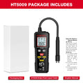 HT5009 Brake Fluid Tester Digital Auto Brake Liquid Oil Detector Tool for DOT3 DOT4 DOT5.1 Hydraulic Oil Moisture Analyzer
