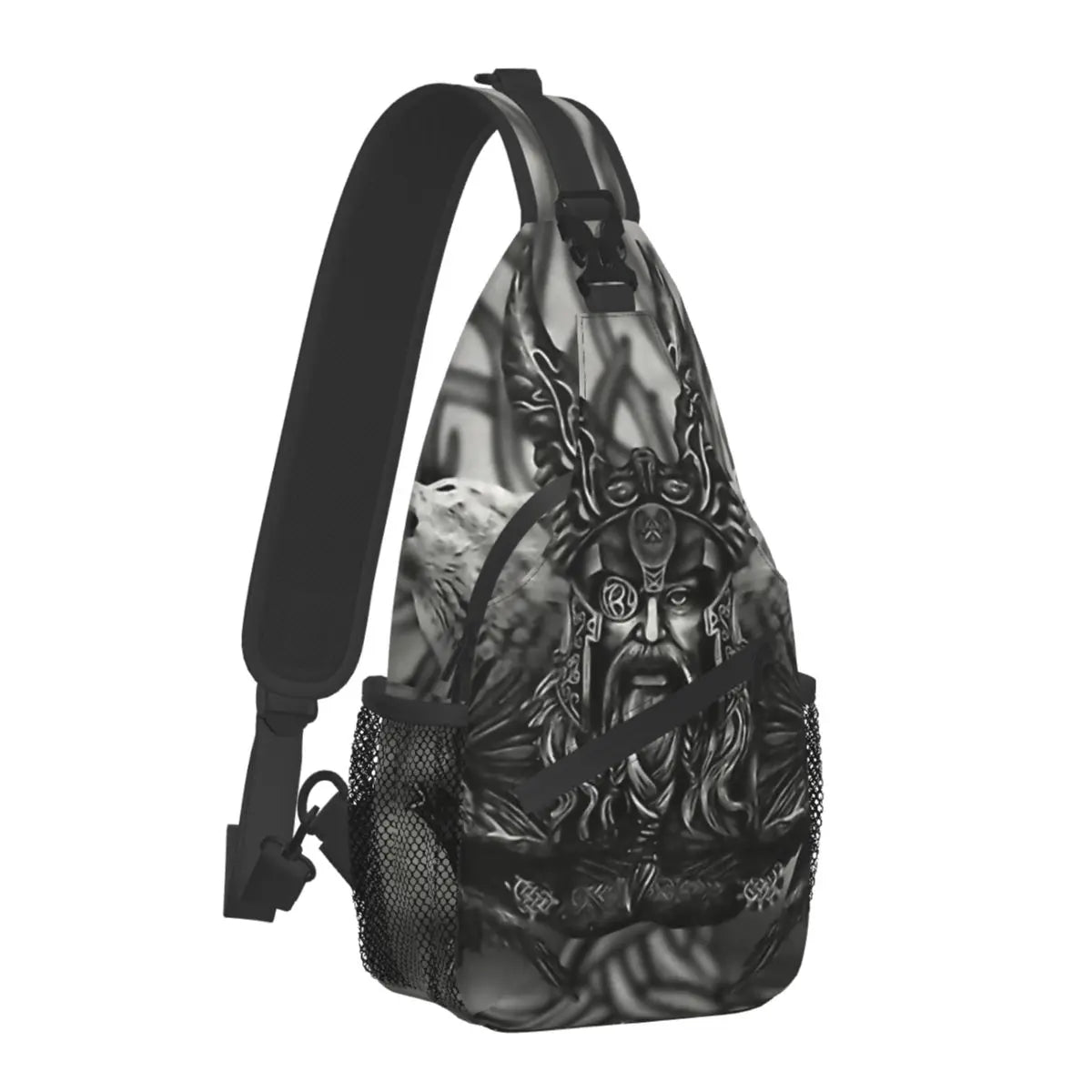 Norse Mythology Viking Crossbody Bag Sports Tree Of Life Triquetra Chest Bag Unisex Women Man Fashion Shoulder Backpacks Travel