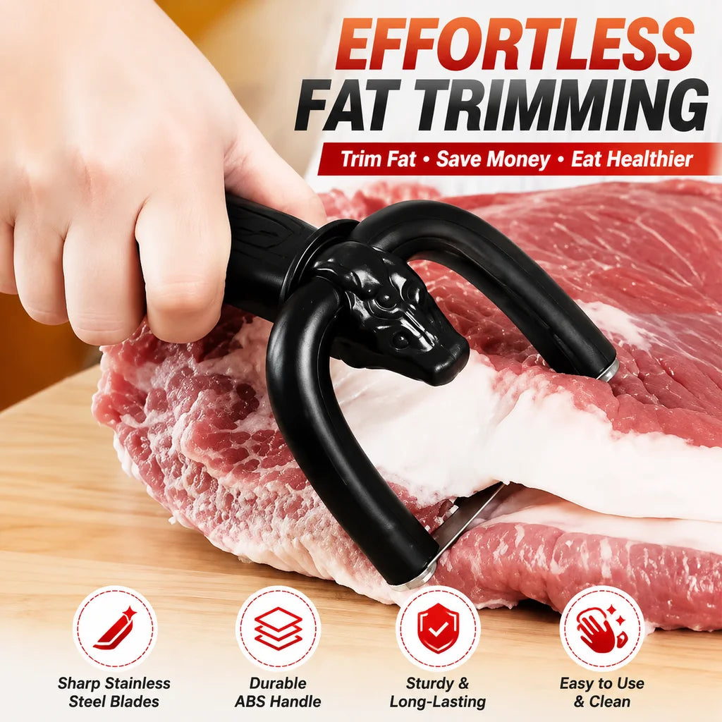 Fat Trimmer - Handheld Meat Cutter For Cutting Beef And Pork.Meat Cutter Quick Tools Kitchen Tools
