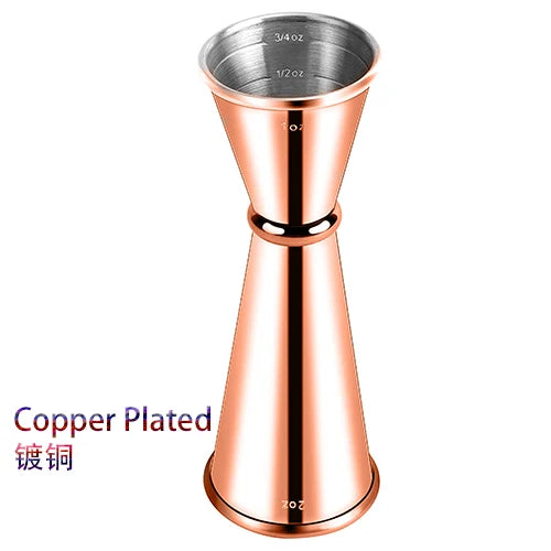 Double Jigger for Bartending, Cocktail Jigger 2 oz 1 oz | Cocktail Measuring Cup Japanese Jigger Shot Measure Jiggers