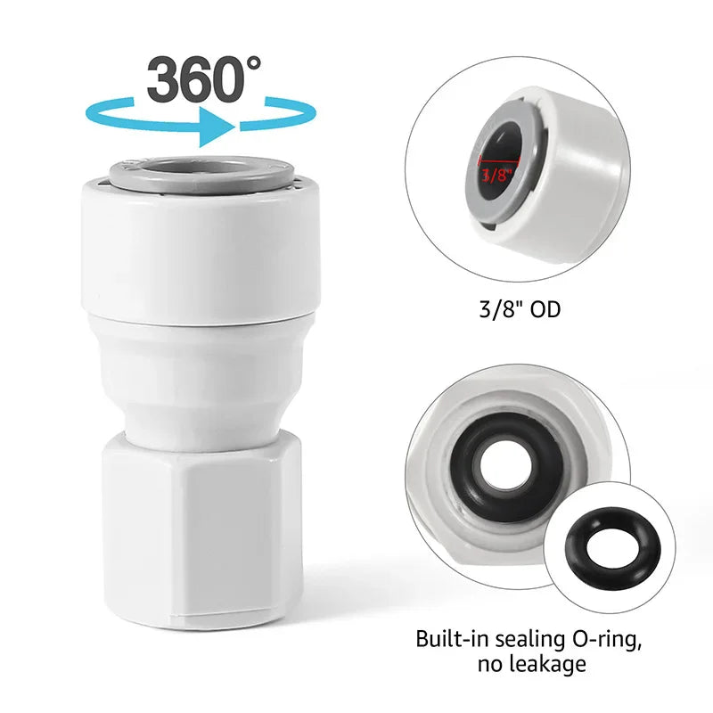Wholesale Liquid Ball Lock Quick Disconnect with 3/8" Push-fit Quick Connector,Homebrew Beer/Gas Dispenser Quick Fitting Adapter