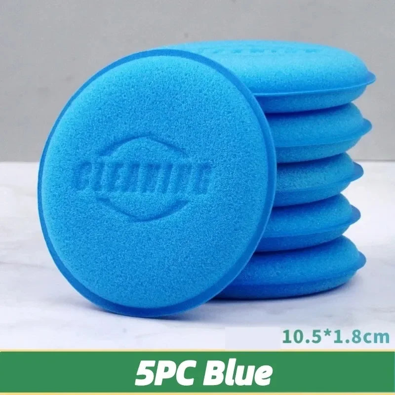 Car Round Waxing Polish Sponges High Density Foam Applicator Pads Curing and Polishing Sponges Car Detailing Tools Car Wash