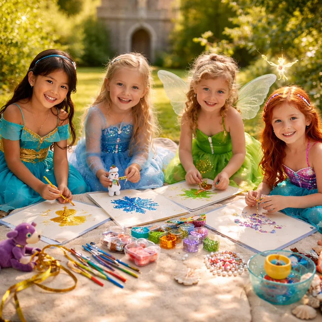 Princess Dress Collection Cinderella Snow White Aurora Rapunzel for Girls Halloween Birthday Cosplay Costume Kids 2-8Y Vestido