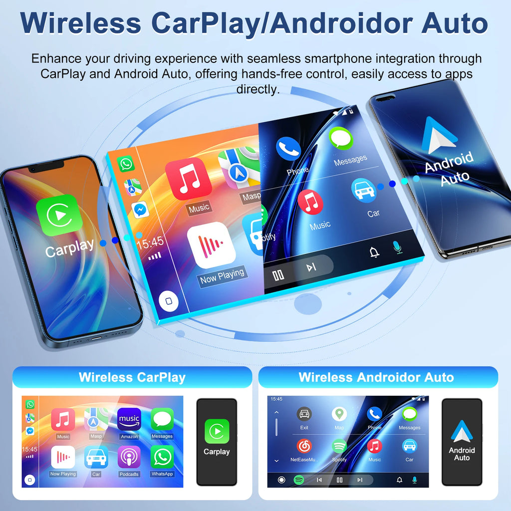2+32GB Android 13 Car Stereo 7in Car Radio for Toyota 4Runner 2003-2009 with Carplay Android Auto Head Unit with WiFi GPS Bluetooth + AHD Backup Camera/Microphone