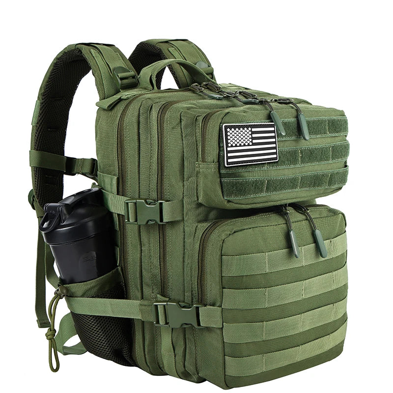 LHI 25L Tactical Backpack for Women Fitness Athlete Gym Out Bag  Small Outdoor Sports Travel Rucksack with Bottle Holder
