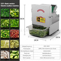 Multi-functional Vegetable Cutting Machine Canteen Commercial Cutter Leek Onion Automatic Small Slicer Pepper Ring Cutting Mach