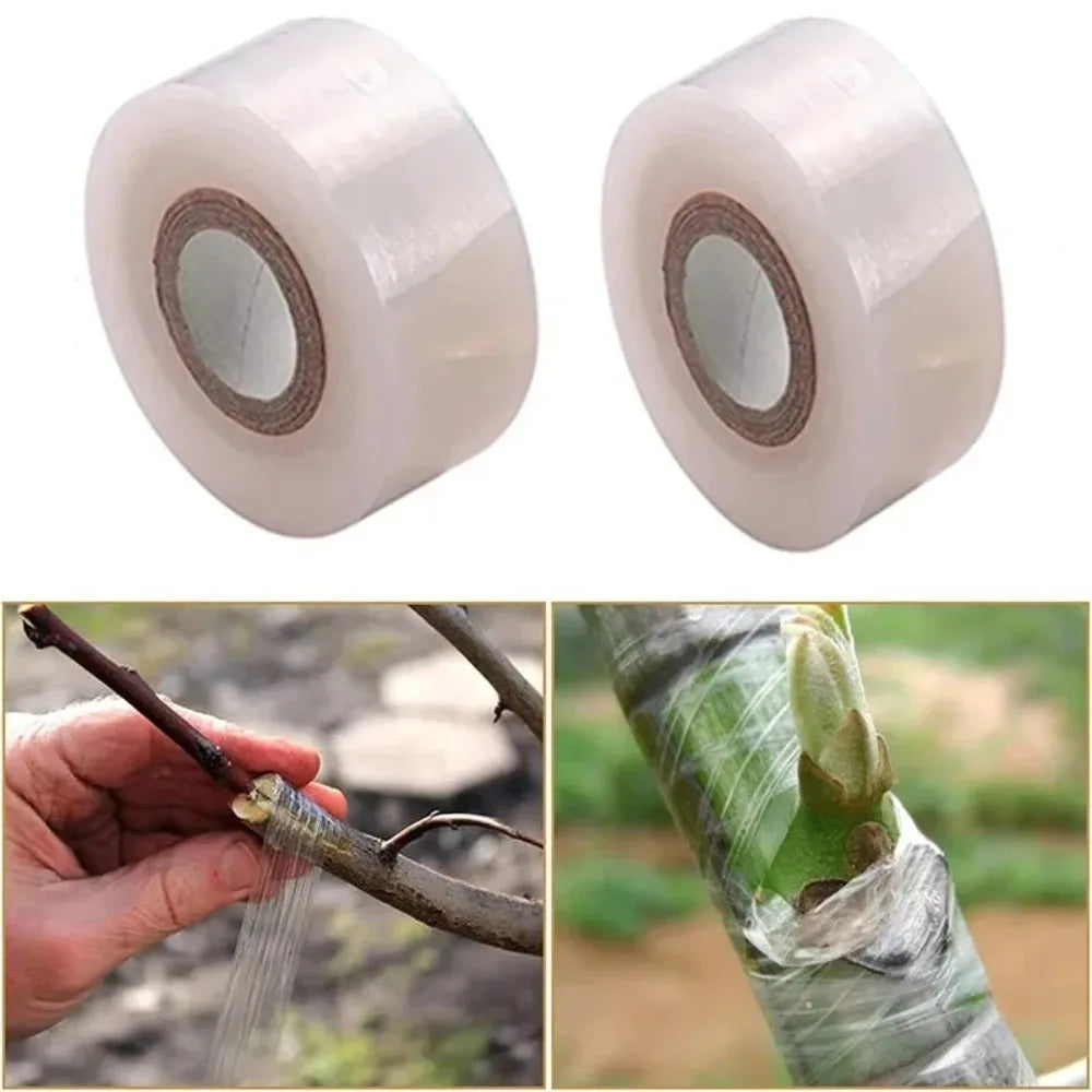 200m Length Eco-Friendly Biodegradable Grafting Tape Graft Membrane Gardening Bind Belt PE Grafting Tape Packaging wrapping film