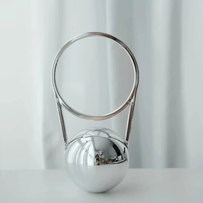 Evening Party Mini PVC Ball Handle Bag Women Luxury Electroplated Bowling Purses Elegant Minimalist Round Ball Designer Handbags