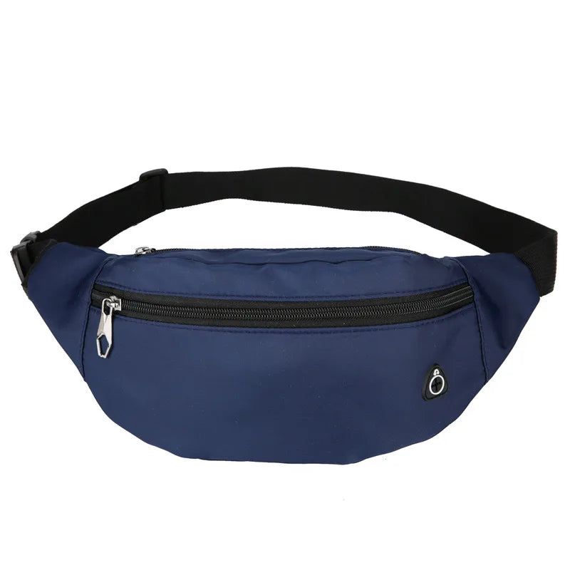 New Simple and Fashionable Waist Bag, Casual and Versatile Sports Chest Bag For Men and Women, Dail Running Mobile Phone Bag