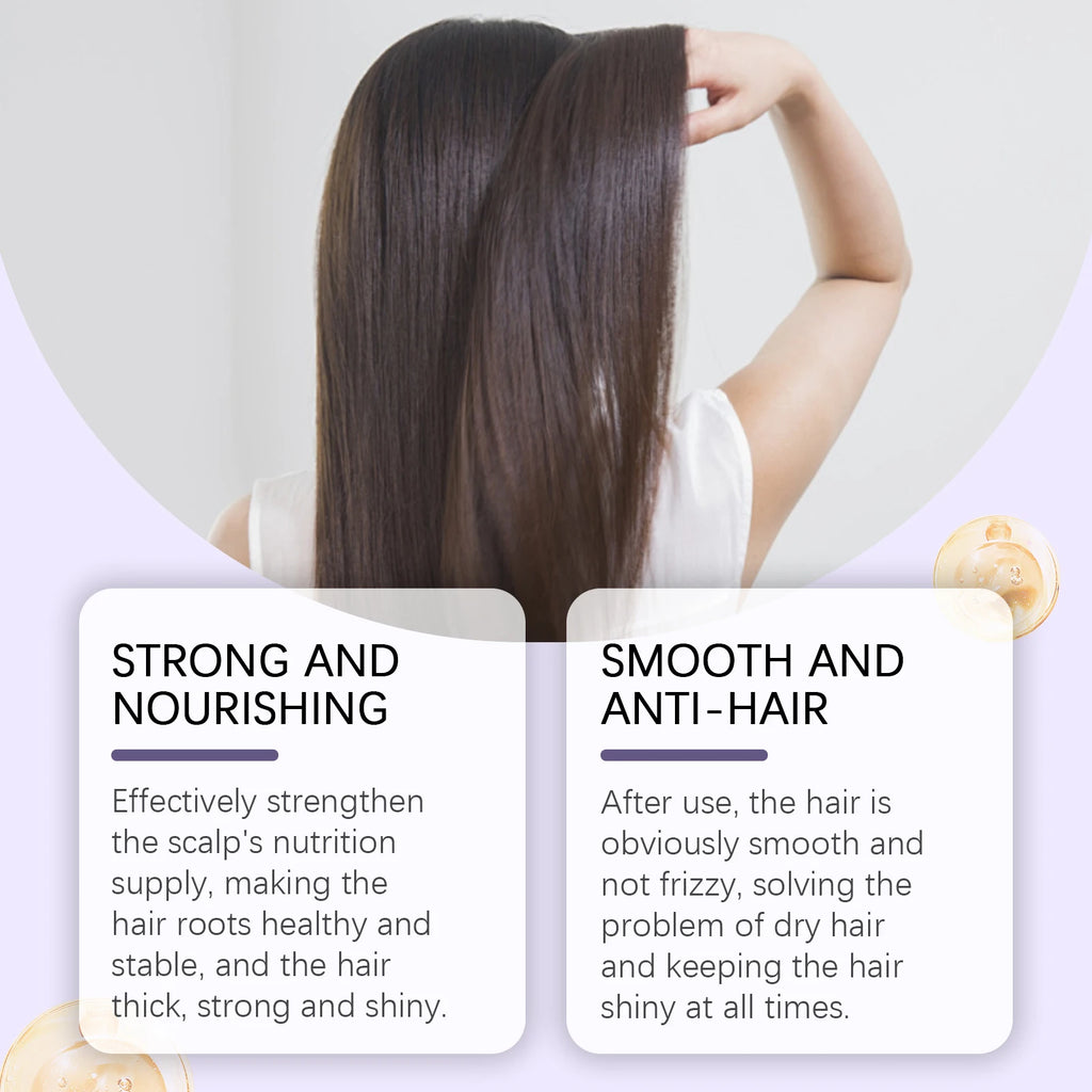 Resveratrol Hair Care Spray Anti Baldness Hair Growth Hair Thickening Repair Damaged Curly Hair Reduce Hair Loss Hair Care Serum