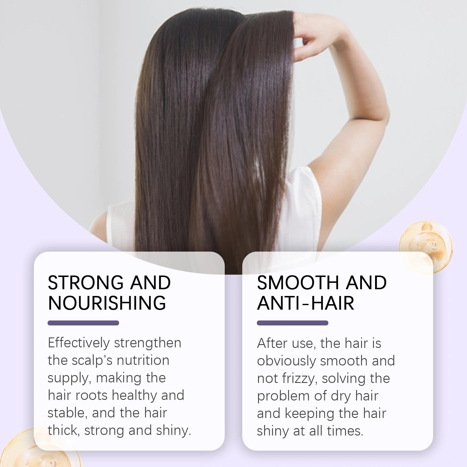 Resveratrol Hair Care Spray Anti Baldness Hair Growth Hair Thickening Repair Damaged Curly Hair Reduce Hair Loss Hair Care Serum