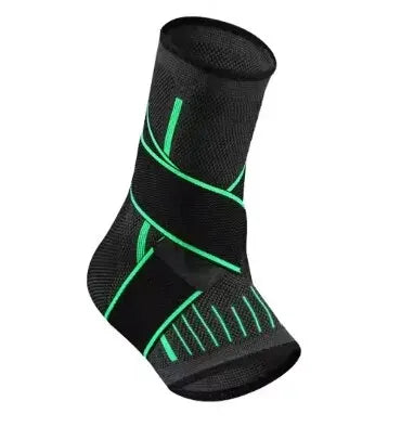 Ankle Support Brace with Adjustable Wrap Breathable Knit Compression Sleeve for Sports Workout Running Walking Fitness Daily Wea