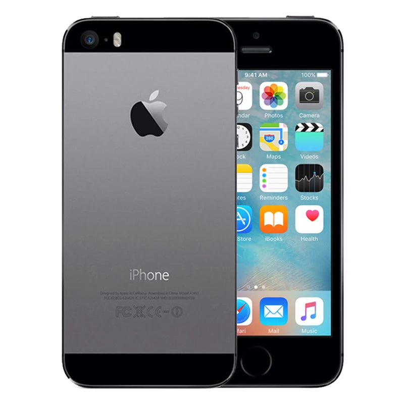 Original 4.0" iPhone 5s 4G Mobile Cell Phone ROM 16GB/32GB/64GB WIFI IOS Old Phone Unlocked CellPhone 1560mAh Battery