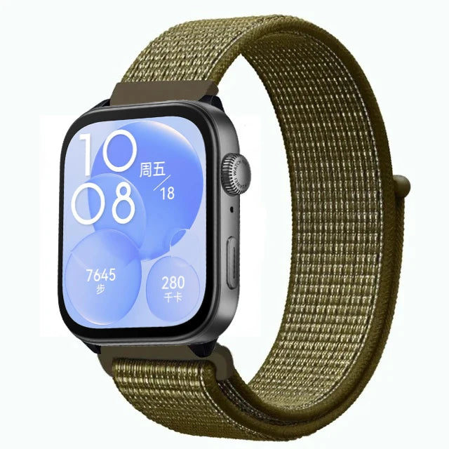 Nylon Loop Strap For Huawei Watch Fit 5/4/3 Sport Breathable Replacement Bracelet Wristband Huawei Watch Fit 4 5 Pro Accessories