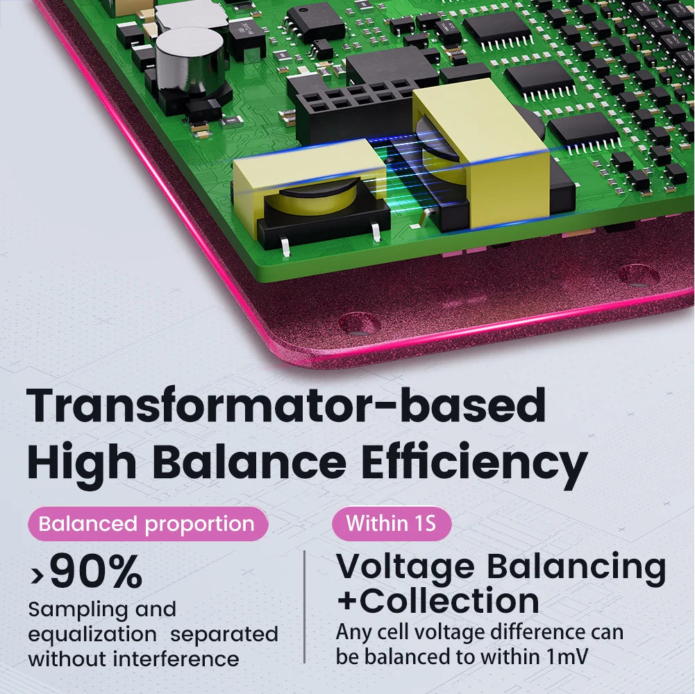 ANT BMS 1A Active Balance Smart BMS 13S 16S 48V 17S 20S 60V 24S 72V Lifepo4 18650 Li-Ion Lto 100A 120A 150A Battery Pack RS485