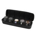 Watch Box Organizer for Men,Watch Travel Case Portable Storage Watch Display Holder for Wristwatches with anti-Move Watch