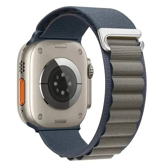 Alpine Loop Strap For Apple Watch Band 49mm 45mm 41 44mm 40mm Nylon Braided Watchband Bracelet Iwatch Series 10 46mm 42mm Ultra