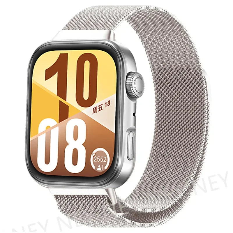 Milanese Loop Band For Huawei Watch FIT 4 pro-Fit 4 Strap Magnetic stainless steel correa for Huawei Fit 3 Fit4 bands Accessorie