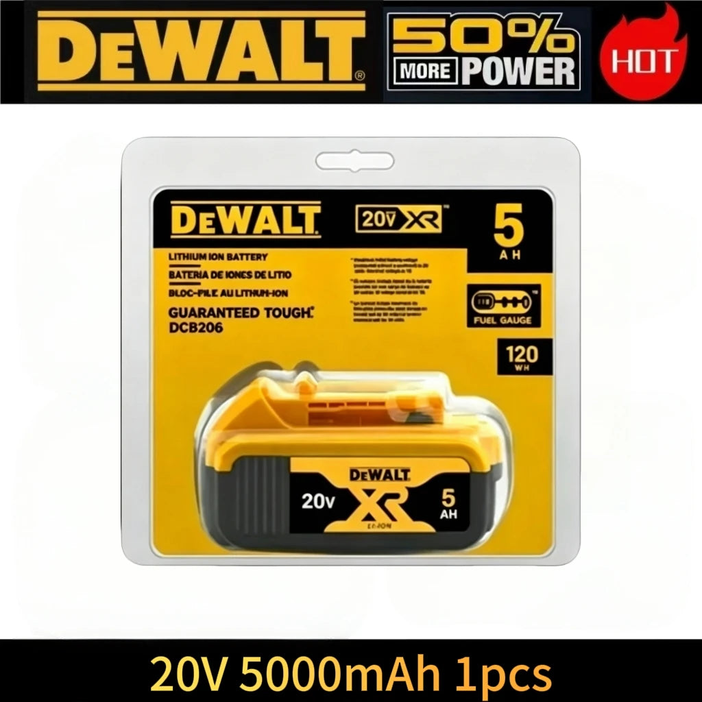 Original DeWalt 6.0Ah/5.0Ah 20V Battery Replaceable DCB184 DCB200 DCF892 DCF845 DCF850 DCF911 DCD800 DCD805 Tools Battery