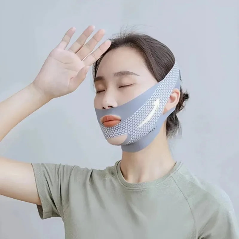 V-Shape Face Slimming Band Facial Skin Lifting Massage Tool for Double Chin Reduction And Face Thinning Relaxation Therapy