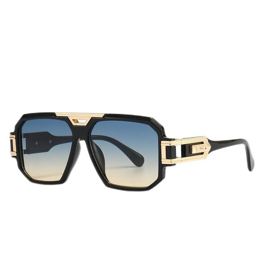 Party Square Full Frame Sunglasses Large Frame Oversized Anti-UV Glasses Street Style PC Retro HD Sunglasses Men